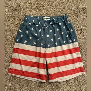 Men’s American Flag Swim Trunks